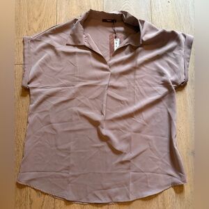 Women's Mauve Short Sleeve Top